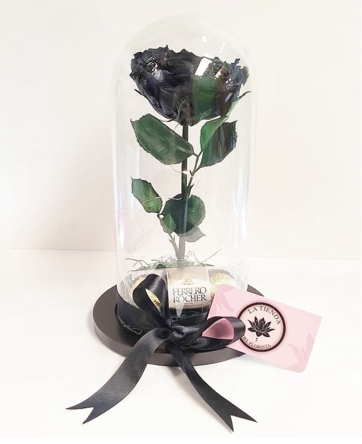 Rosa preservada sencilla